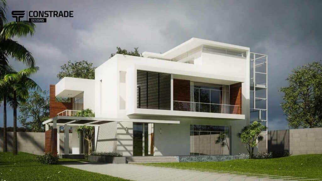 واجهات فلل صغيرة 