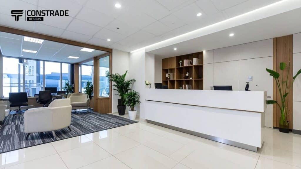 ديكورات ريسبشن مستطيل مودرن