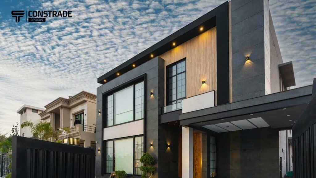 واجهات منازل جرافيت