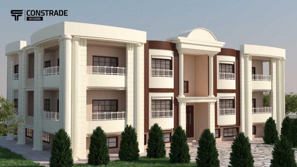 خارجي واجهات فلل نيو كلاسيك