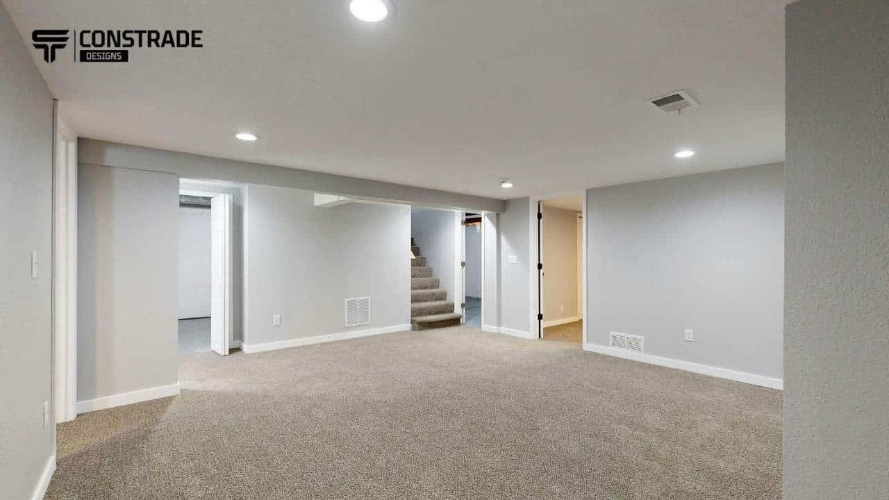 تصميم بدروم مفتوح